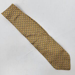Zegna Tie Mens Necktie 100 Silk Formal Necktie Ermenegildo Geo Block Prism Adult